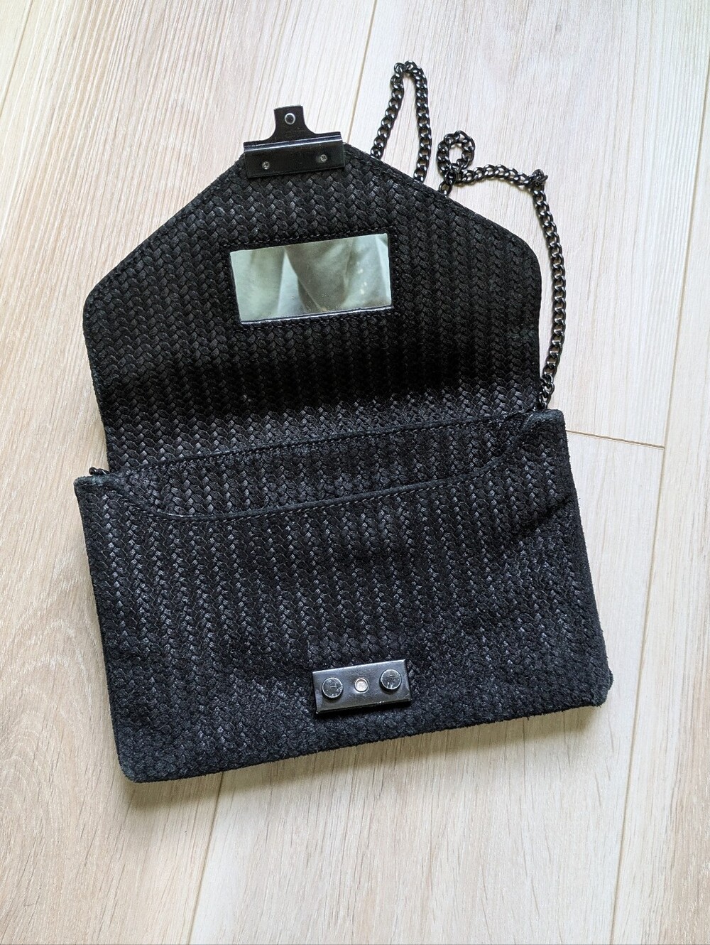 Loeffler Randall Woven Leather Cross body Bag - Picture 5 of 12